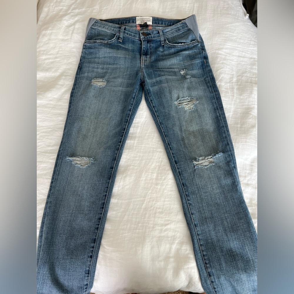 Current/Elliott x Hatch Boyfriend Maternity Boyfriend Jean